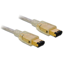 DeLOCK FireWire A/A, 1.0m 1 m Gris