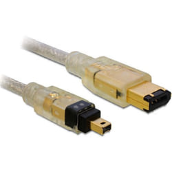 DeLOCK FireWire A/A, 2.0m 2 m Gris