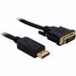 DeLOCK Displayport > DVI 24+1 St/St 2m, 2 m, Displayport, DVI-D, Mâle/Mâle