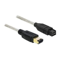 Câble IEEE 1394 DeLOCK - FireWire 800 9 broches (M) - FireWire 6 broches (M) - 1 m