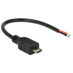 DeLOCK 82697 câble USB 0,1 m USB 2.0 Micro-USB B Noir