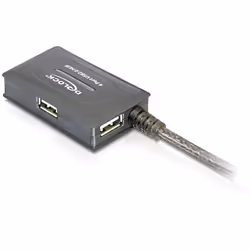 DeLOCK 82748, Avec fil, USB 2.0, Gris, 10 m, 63 mm, 35 mm