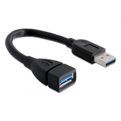 DeLOCK 82776 câble USB 0,15 m Noir