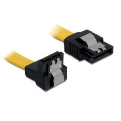 DeLOCK 0.2m SATA M/M câble SATA 0,2 m Jaune