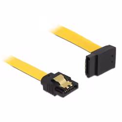 DeLOCK 82810, 0,5 m, SATA III, SATA 7-pin, SATA 7-pin, Mâle/Mâle, Jaune
