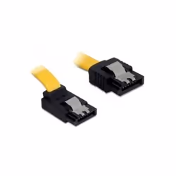 DeLOCK 82812, 0,7 m, SATA III, SATA 7-pin, SATA 7-pin, Mâle/Mâle, Jaune