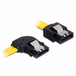 DeLOCK 0.5m SATA M/M, 0,5 m, Mâle/Mâle, Jaune