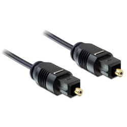 DeLOCK 1m Toslink Standard câble audio Noir