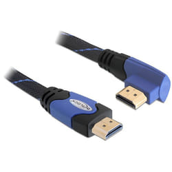 DeLOCK 2m High Speed HDMI 1.4 câble HDMI HDMI Type A (Standard) Noir, Bleu
