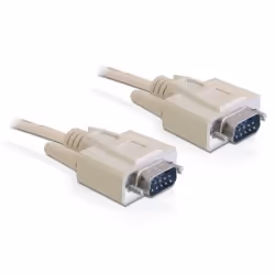 DeLOCK RS-232, 10m, Beige, 10 m, DB-9, DB-9, Mâle, Mâle