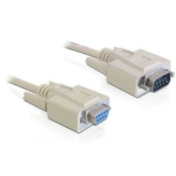 DeLOCK RS-232, 1m câble Série Beige DB-9