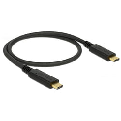 DeLOCK 83043 câble USB 0,5 m USB 2.0 USB C Noir