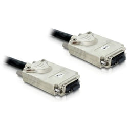 DeLOCK Cable Infiniband - Infiniband 1m câble SCSI Noir