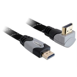 DeLOCK 5m High Speed HDMI 1.4 câble HDMI HDMI Type A (Standard) Noir, Gris