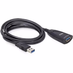 DeLOCK USB 3.0 5m câble USB USB 3.2 Gen 1 (3.1 Gen 1) Noir
