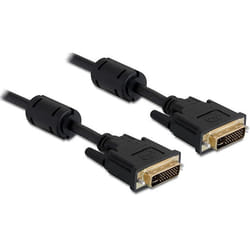 DeLOCK 1m DVI-I câble DVI Noir