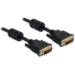 DeLOCK 83112 câble DVI 3 m DVI-I Noir