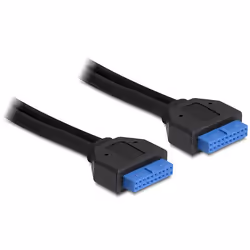 DeLOCK 0.45m USB 3.0 19-p F/F, 0,45 m, IDC, IDC
