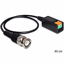 DeLOCK 83181, 0,4 m, Noir