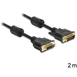 DeLOCK DVI-D/DVI-D 2m câble DVI Noir
