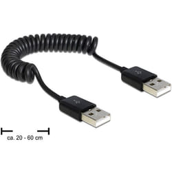 DeLOCK 83239 câble USB 0,6 m USB 2.0 USB A Noir