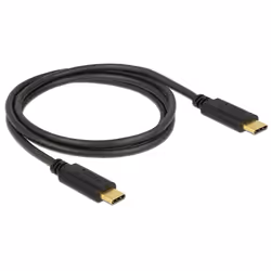 DeLOCK 83323, 1 m, USB C, USB C, USB 2.0, 480 Mbit/s, Noir