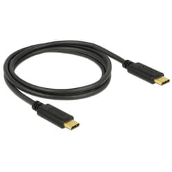 DeLOCK 83323 câble USB 1 m USB 2.0 USB C Noir