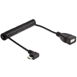 DeLOCK 83354 câble USB 0,5 m USB 2.0 Micro-USB B USB A Noir