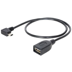 DeLOCK 83356 câble USB 0,5 m USB 2.0 Mini-USB A USB A Noir