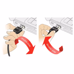 DeLOCK 5m USB 2.0 A - mini USB m/m câble USB USB A Mini-USB A Noir - Vue supplémentaire 4