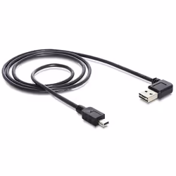 DeLOCK 5m USB 2.0 A - miniUSB m/m câble USB USB A Mini-USB A Noir