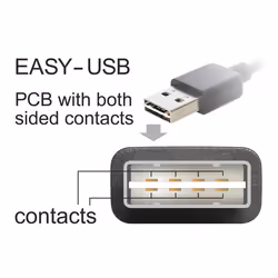 DeLOCK 2m USB 2.0 A - micro-B m/m câble USB USB A Micro-USB B Noir