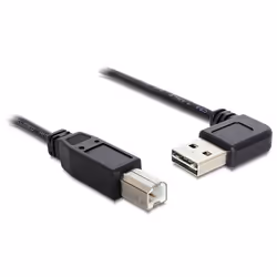 DeLOCK USB 2.0 5m, 5 m, USB A, Micro-USB B, USB 2.0, Mâle/Mâle, Noir