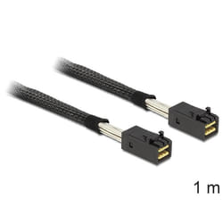 DeLOCK 1m, Mini SAS HD x 4 SFF 8643 Noir