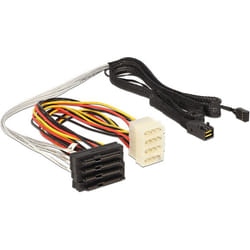 DeLOCK 83391 câble Serial Attached SCSI (SAS) 1 m Multicolore