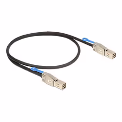 DeLOCK 83395, 2 m, Mini SAS HD x 4 SFF 8644, Mini SAS HD x 4 SFF 8644, Mâle/Mâle, Noir