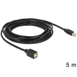 DeLOCK 83429 câble USB 5 m USB 2.0 USB B Noir