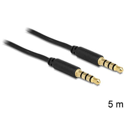 DeLOCK 83438 câble audio 5 m 3,5mm Noir