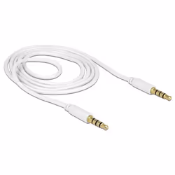 DeLOCK 83440 câble audio 1 m 3,5mm Blanc