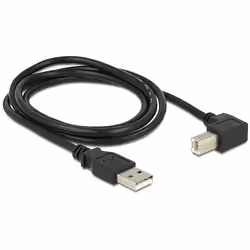 DeLOCK 1m, USB 2.0-A - USB 2.0-B câble USB USB A USB B Noir
