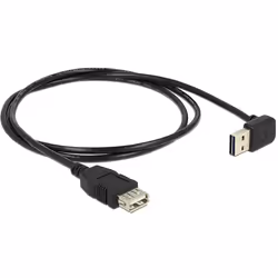 DeLOCK 1m, USB 2.0-A - USB 2.0-A câble USB USB A Noir