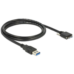 DeLOCK 1m USB 3.0 câble USB USB 3.2 Gen 1 (3.1 Gen 1) USB A Micro-USB B Noir