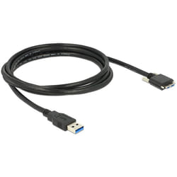 DeLOCK 2m USB 3.0 câble USB USB 3.2 Gen 1 (3.1 Gen 1) USB A Micro-USB B Noir