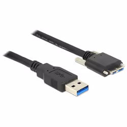 DeLOCK 2m USB 3.0 câble USB USB 3.2 Gen 1 (3.1 Gen 1) USB A Micro-USB B Noir