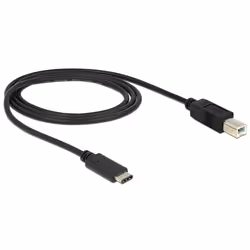 DeLOCK 83601 câble USB 1 m USB 2.0 USB C USB B Noir