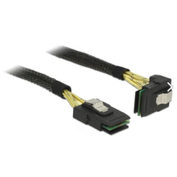DeLOCK 83642 câble Serial Attached SCSI (SAS) 1 m Noir