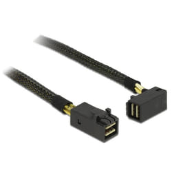 DeLOCK 83643 câble Serial Attached SCSI (SAS) 1 m Noir
