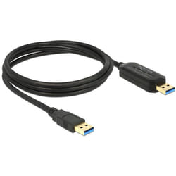 DeLOCK 1.5m, USB 3.0-A - USB 3.0-A câble USB 1,5 m USB 3.2 Gen 1 (3.1 Gen 1) USB A Noir