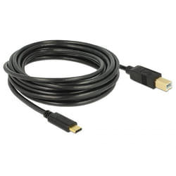 DeLOCK 83667 câble USB 4 m USB 2.0 USB C USB B Noir