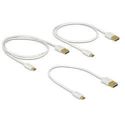 DeLOCK 83679 câble USB USB 2.0 USB A Micro-USB B Blanc